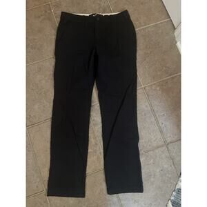 Hollister Chino Dress Casual Pants 28x30 Black Epic Flex Slim Straight Stretch